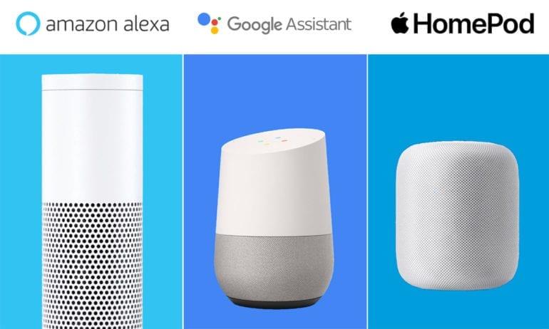 Siri, Alexa hay Google Assistant