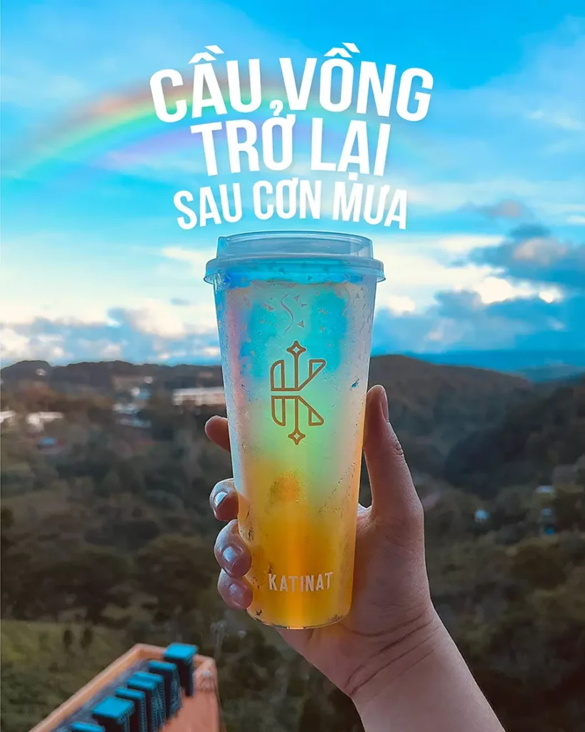 chiến dịch Marketing với ly cầu vồng